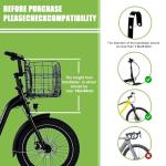 Adjustable Folding Front Bicycle Basket by Aikolesa