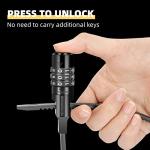 ROCKBROS Lightweight Combination Cable Lock for Bikes