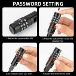 ROCKBROS Lightweight Combination Cable Lock for Bikes