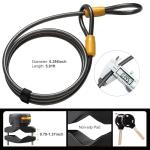 Heavy-Duty U Lock with Cable for Bikes