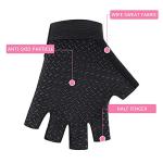 Pink Half Finger Gloves for Kids Cycling