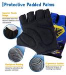 Kids Fingerless Bike Gloves with Extra Cushioning