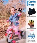 Kids Fingerless Bike Gloves with Extra Cushioning