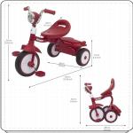 UBRAVOO Foldable Toddler Trike with Lights