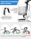 Front Bike Basket for Easy Storage