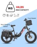 Front Bike Basket for Easy Storage
