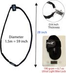 Heavy-Duty Anti-Theft Lock - 59 Inches