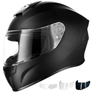 Favoto Full Face Helmet for Bikes and Snowmobiles