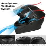 Favoto Full Face Helmet for Bikes and Snowmobiles