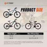 CYBIC 26-Inch Men's and Women's Mountain Bike