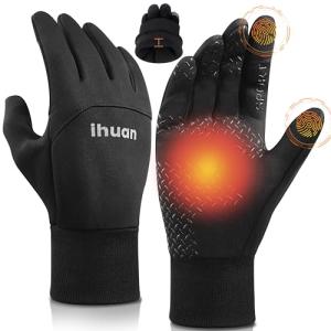 Ihuan Waterproof Winter Cycling Gloves for Cold Weather
