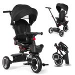 6-in-1 Folding Baby Tricycle with Push Handle