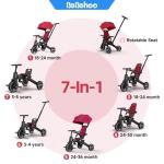 7-in-1 Foldable Toddler Tricycle and Balance Bike