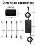 54.6V 3Amp Fast Charger for E-Bikes