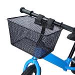 Kids’ Front Bike Basket, Black Metal, Versatile Use