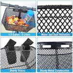 Kids’ Front Bike Basket, Black Metal, Versatile Use