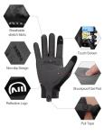 INBIKE Full Finger Gel Cycling Gloves - Black