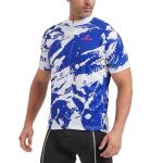 Royal Blue Short Sleeve Cycling Jersey for Men