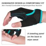MOREOK Half Finger Cycling Gloves for Men
