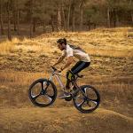 MarKnig 21-Speed Electric Hardtail Mountain Bike - Orange