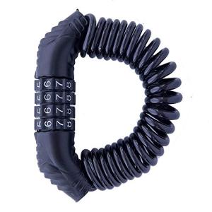 Portable 4-Digit Cable Lock for Bikes and More