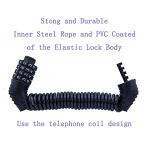 Portable 4-Digit Cable Lock for Bikes and More