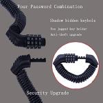 Portable 4-Digit Cable Lock for Bikes and More