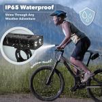USB Rechargeable Anti-Theft Bike Lights Set