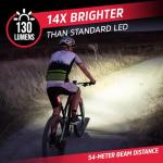 130 Lumen Weather Resistant Bike Light