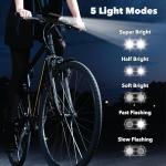 USB Rechargeable Anti-Theft Bike Lights Set