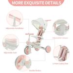 7-in-1 Adjustable Kids Trike with Canopy