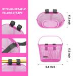 ANZOME Waterproof Kids Bike Basket - Pink