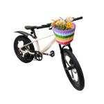 Kids' Rainbow Bike Basket for Front Handlebars