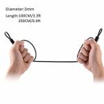 Outdoor Travel Security Cable Lock - 2 Pack