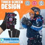 Kids Winter Touchscreen Cycling Gloves - Windproof & Thermal