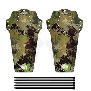 Camouflage Mountain Bike Fender Set - Front & Rear