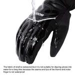 KINGSBOM Waterproof Thermal Gloves for Outdoor Activities