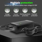 Norward 54.6V Electric Bike Charger with 4 Heads