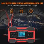 YONHAN 10-Amp Smart Battery Charger for E-Bikes