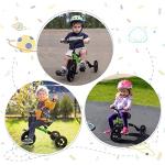 3-in-1 Folding Tricycle for Toddlers (Green)