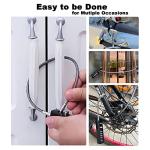 2 Pack Combination Cable Locks for Bikes