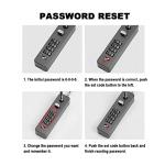 2 Pack Combination Cable Locks for Bikes