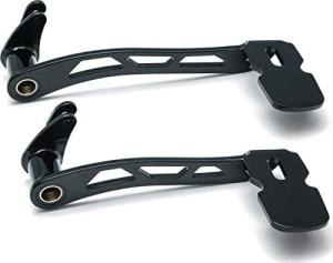 Kuryakyn Extended Black Brake Pedal for Harley 2014-19