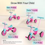 Bautia Kids Tricycle: 5-in-1 Balance Bike