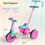 Bautia Kids Tricycle: 5-in-1 Balance Bike
