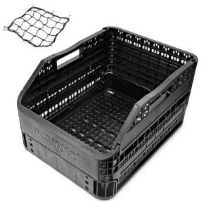 Foldable Rear Basket for Electric Bikes - 32L Capacity