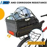 Foldable Rear Basket for Electric Bikes - 32L Capacity