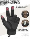 KEMIMOTO Touchscreen Tactical Gloves for Men