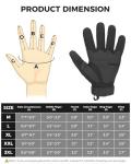 KEMIMOTO Touchscreen Tactical Gloves for Men