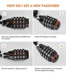 Portable Cable Lock for Bikes and Luggage